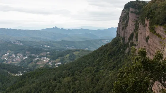 劍門蜀道劍門關旅遊景區-翠屏峯