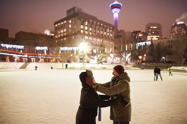 Ice Skating in Calgary