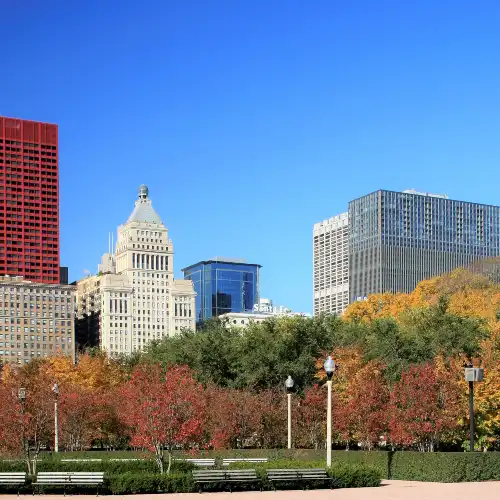 Populaire Herfst uitzicht attracties in Chicago