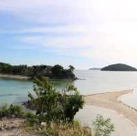 A fresh sandbar