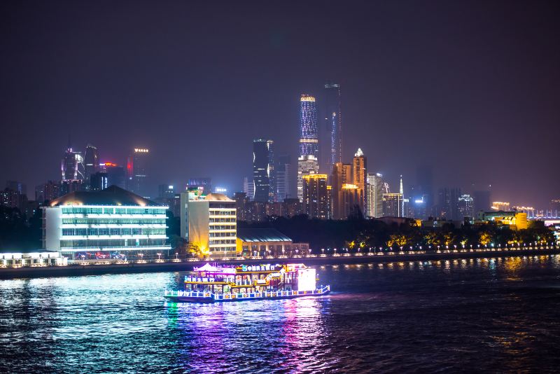 Pearl River Night Cruise Canton Tower Fortune Wharf
