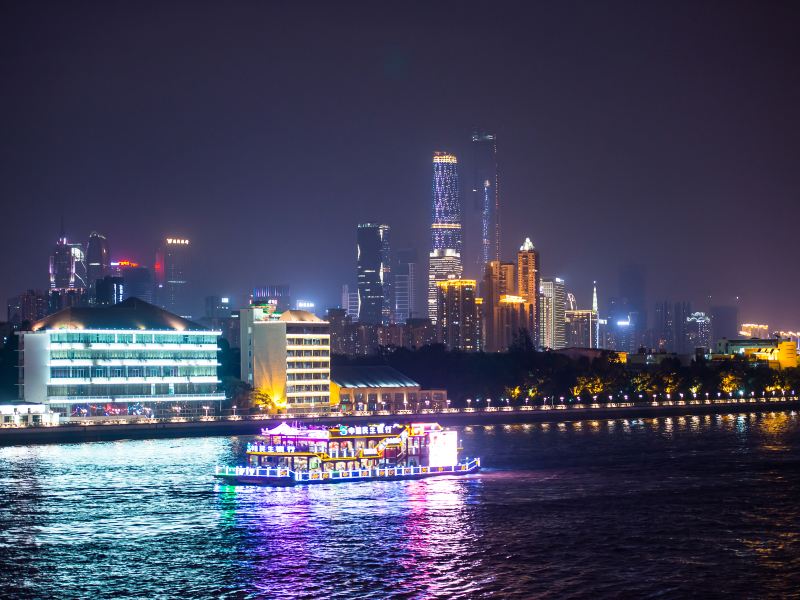 Pearl River Night Cruise Canton Tower Fortune Wharf