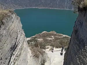 Mirador to Laguna Quilotoa