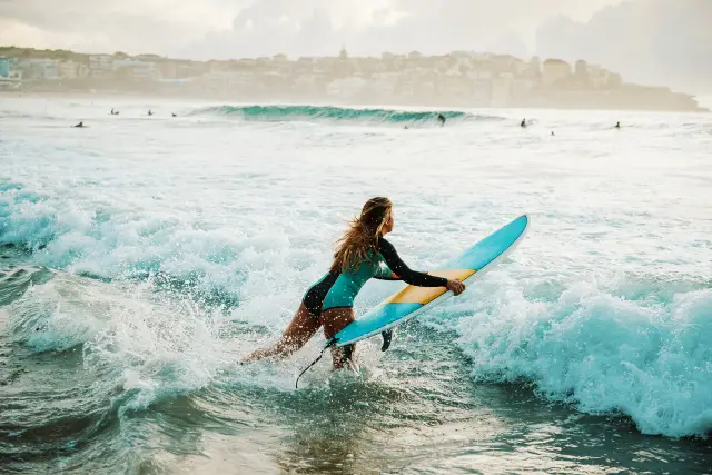 Surfing in Sydney