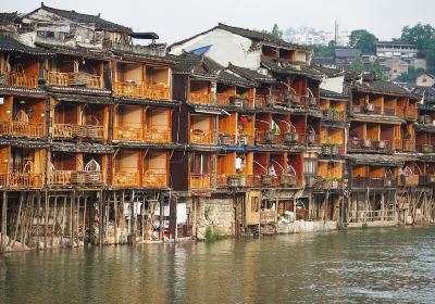 Hanging Houses of Huilong Tower