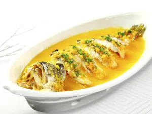 LUBANZHANG BRAISED SEA CUCUMBER WITH SCALLION