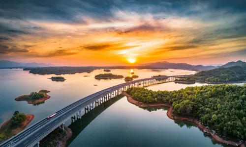 Evening Glow in Jiujiang