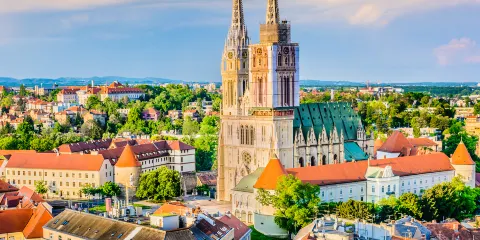 耶拉契奇總督廣場+石門+警示塔+克洛維切維德沃里畫廊包車一日