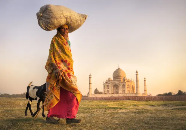 Flug nach Agra