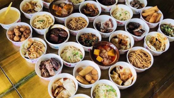 Private Luodai Ancient Town & Sichuan Cuisine Museum Gourmet Food Tour with Hot Pot Dinner