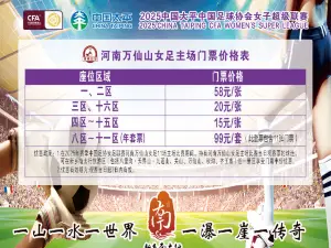 新鄉 · 2025年中國足球協會女子超級聯賽