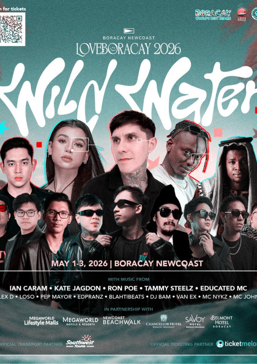 菲律賓長灘島 · LOVEBORACAY: WILD WATER 音樂節 2026 | 長灘島