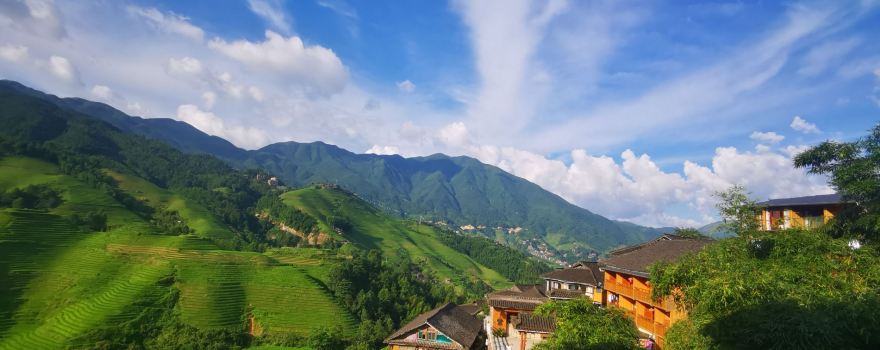Kiosk, Dayao Village Terraces Viewing Area, Longji Mountain