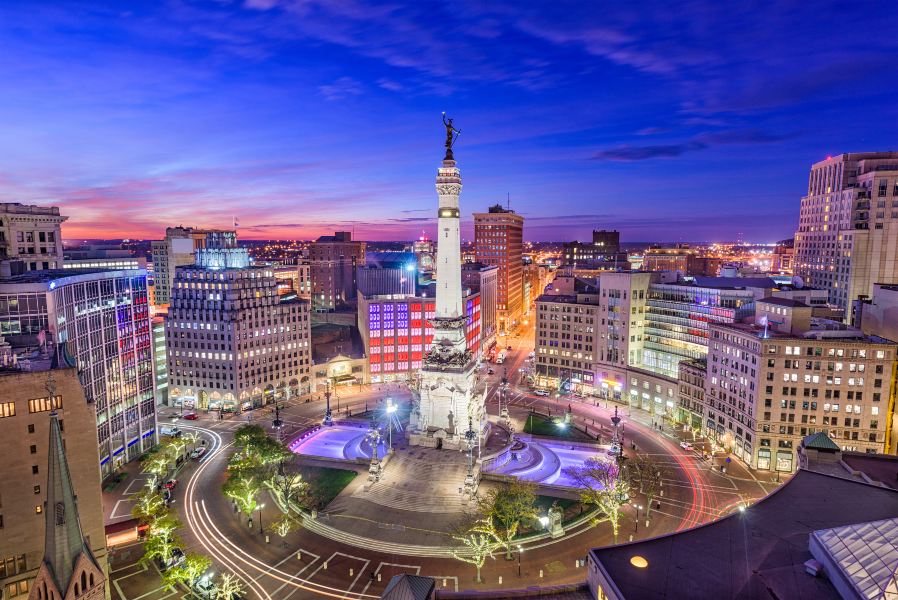 Flyg till Indianapolis från Ålborg