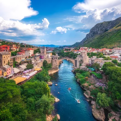 Hotel Pemandangan gunung di Mostar