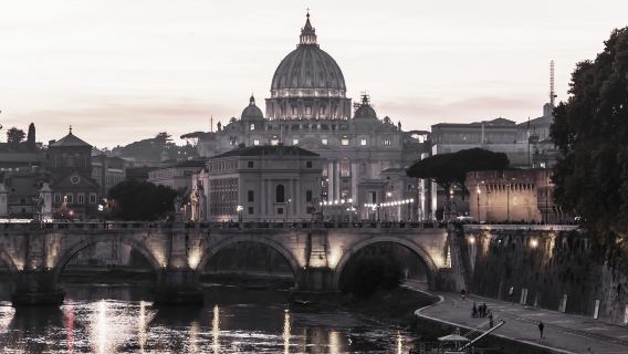 Galeri Borghese + Air Mancur Trevi + Piazza di Spagna + Piazza Venezia + Castel Sant'Angelo