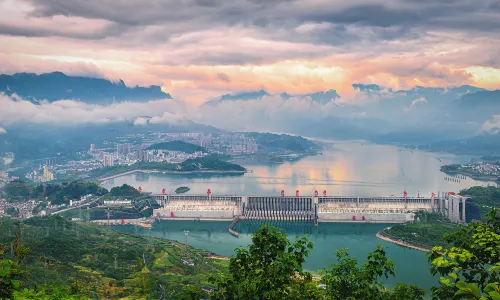 The Three Gorges Dam Tourism Area