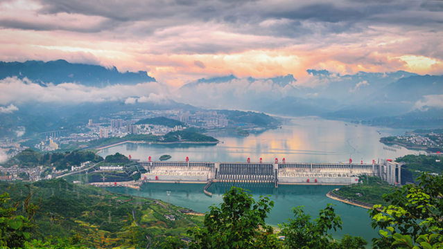 The Three Gorges Dam Tourism Area