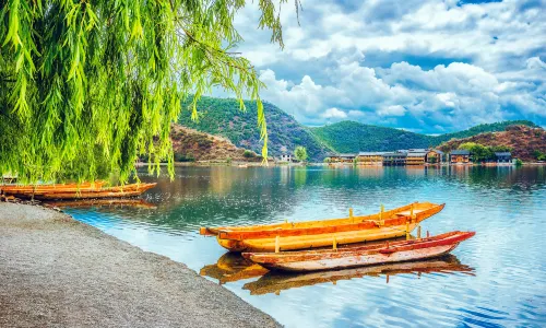 Lugu Lake Zhucao (Pig Trough) Boat Experience