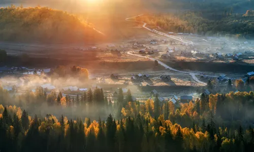 Sunrises in Burqin