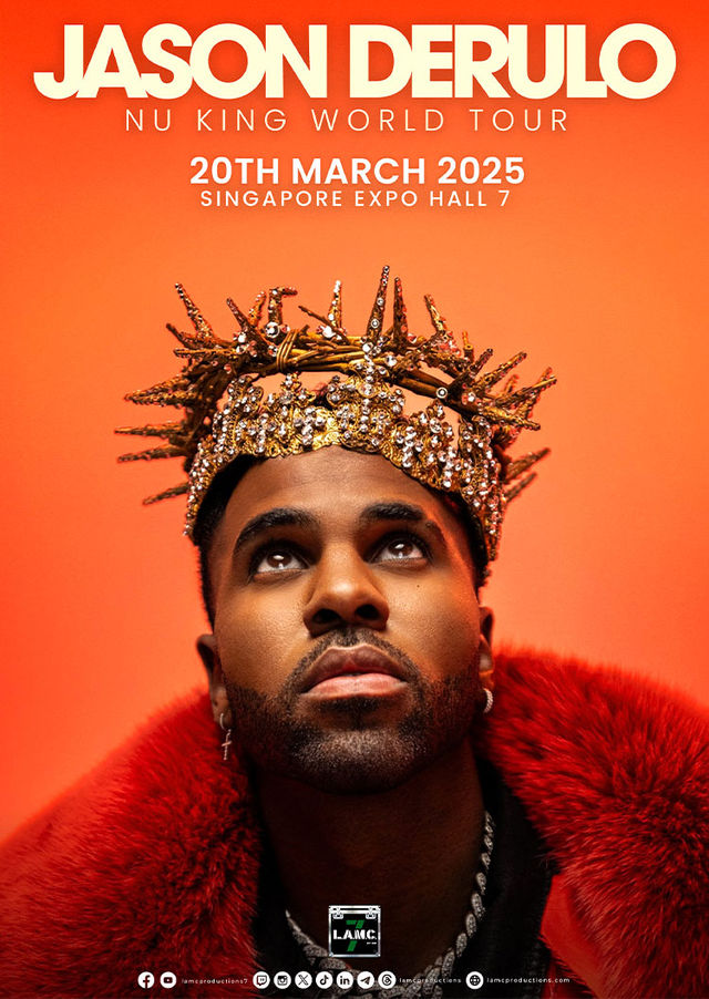 新加坡 · Jason Derulo《Nu King》巡迴演唱會 | The Star Performing Arts Centre