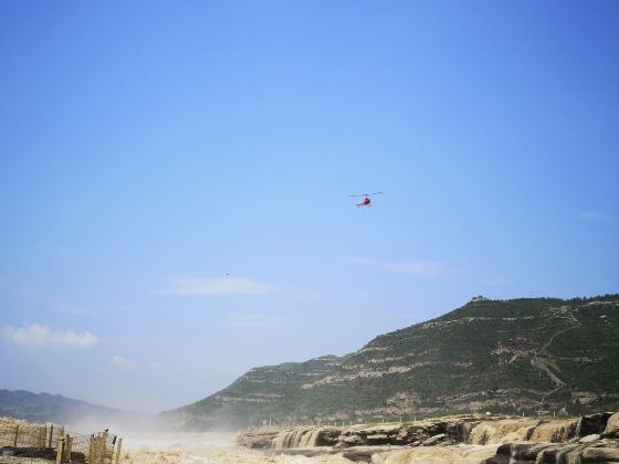 Hukou Waterfall tourist area of the Yellow River