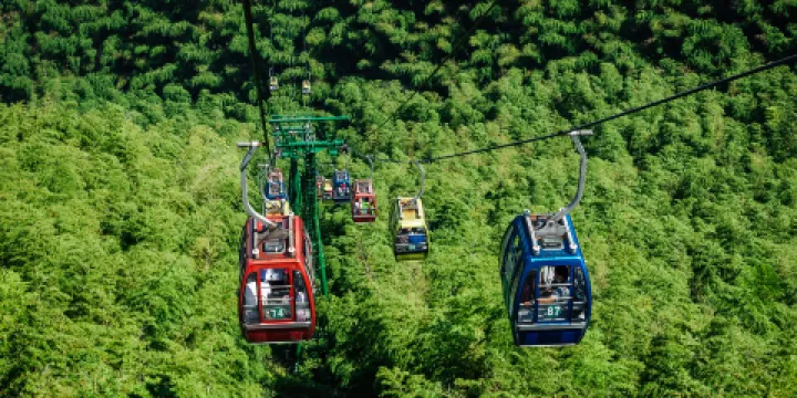 蜀南竹海景區觀光索道