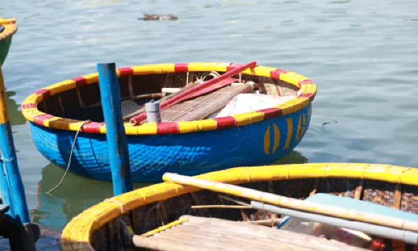 Hacoconut Coconut Basket Boat