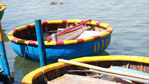 Hacoconut Coconut Basket Boat