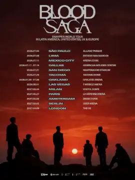 Milan丨ENHYPEN WORLD TOUR 'BLOOD SAGA' IN MILAN