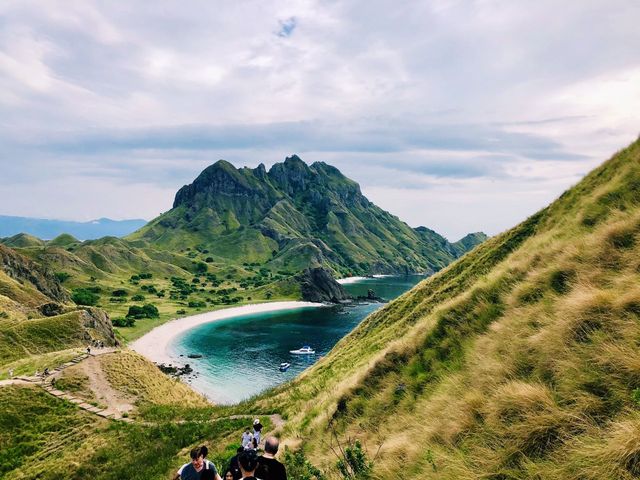 Hiking to witness this stunning view