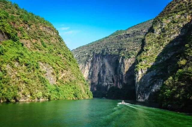 A section of the Yangtze River in China