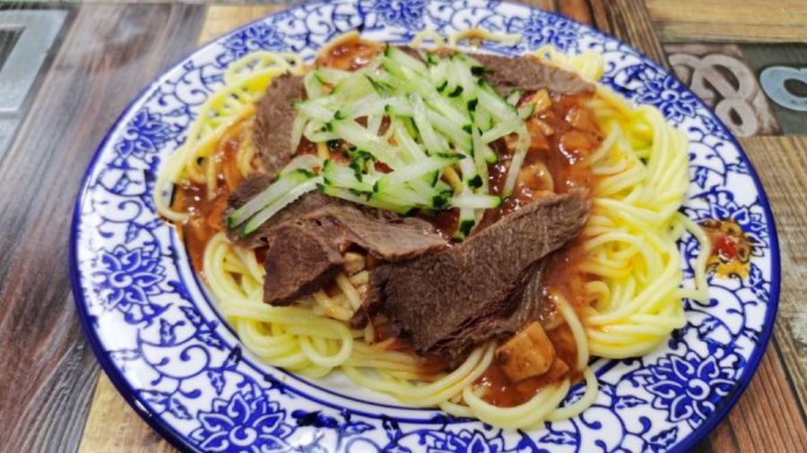 TIAN WAI TIAN LV ROU HUANG MIAN HU YANG MEN BING