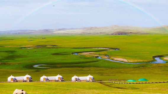 Tungusic Mongolian Tribal Camp