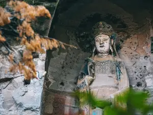 Yuanjue Cave Cliff Sculpture Scenic Area