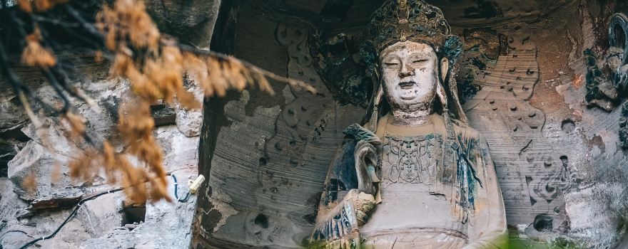 Yuanjue Cave Cliff Sculpture Scenic Area