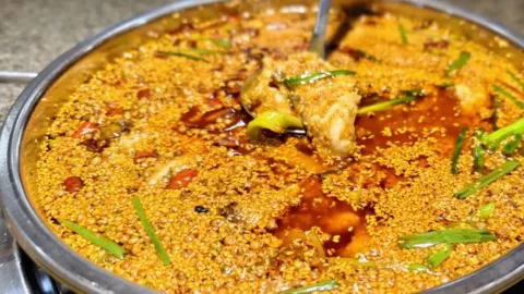 pangziyu hotpot in Gansu