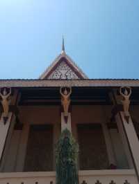 Hilltop temple in downtown Phnom Penh 