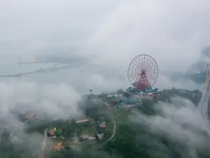 Ferris Wheel In Halong Park, Halong Bay