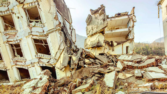 The Earthquake Site of The Old Beichuan County