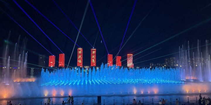 Kangbashi Ulanmulun Lake Music Fountain