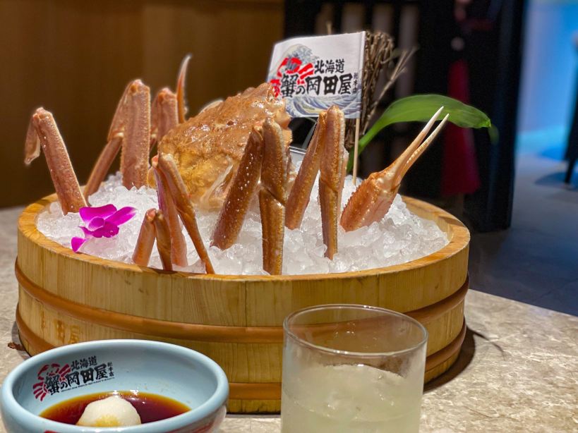 岡田有功　蟹　　真作 450✖️380✖️20 蟹的冈田屋(徐汇绿地缤纷城店) (Xujiahui District, Shanghai