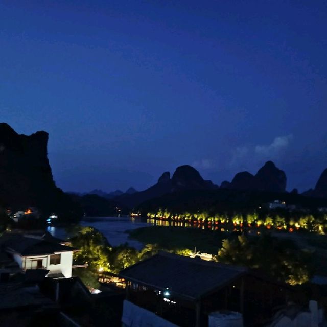 Rooftop bar in Yangshuo Old Town