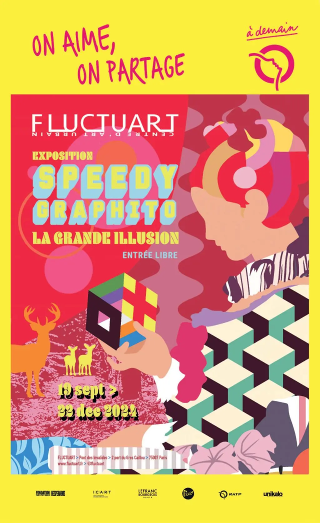 【法國巴黎】Speedy Graphito城市藝術展 | Fluctuart