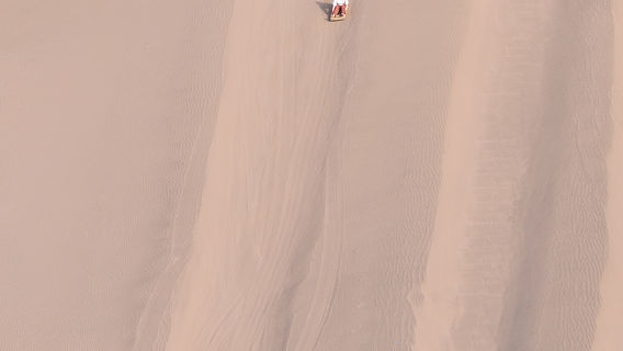 Sandboarding in Dunhuang