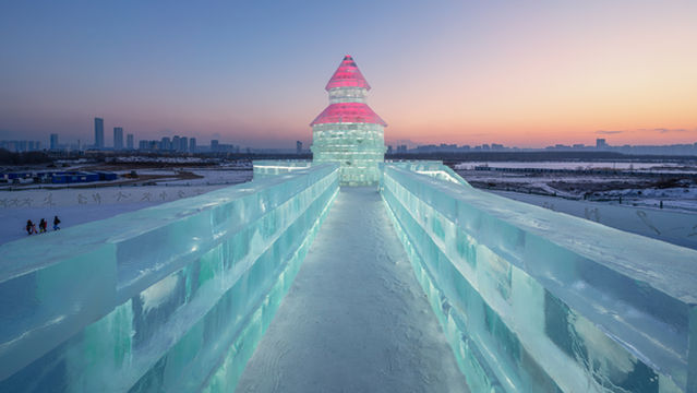 Ice Slides in Harbin