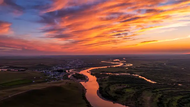 Sunset Sightseeing in Hulunbuir
