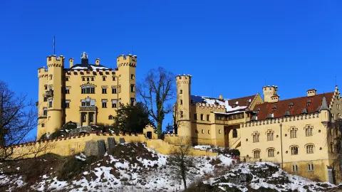 Hohenschwangau Castle attraction in Schwangau