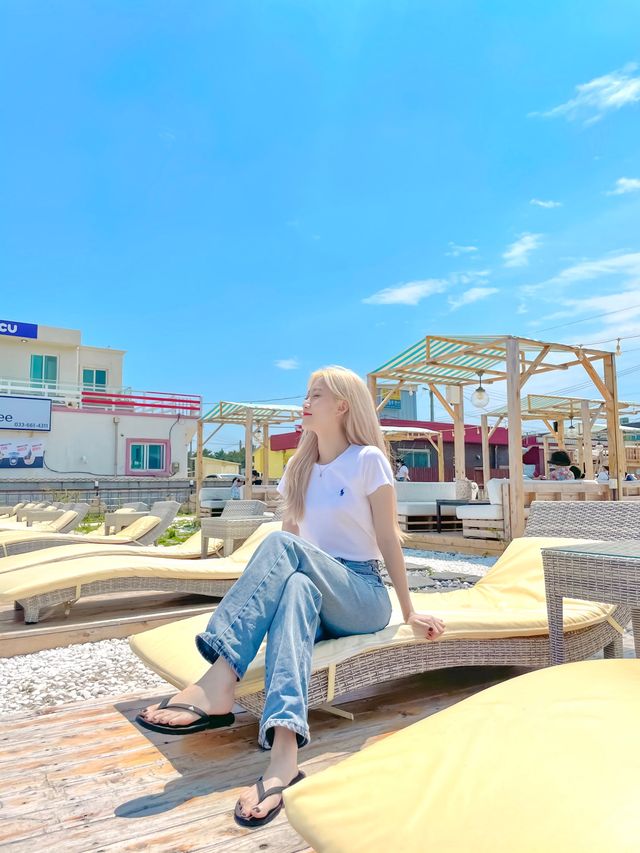 주문진 뷰맛집 ‘복사꽃싸롱’