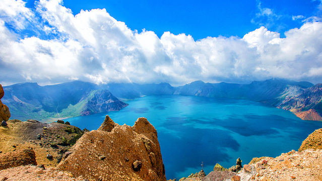Heaven Lake on Changbai Mountain